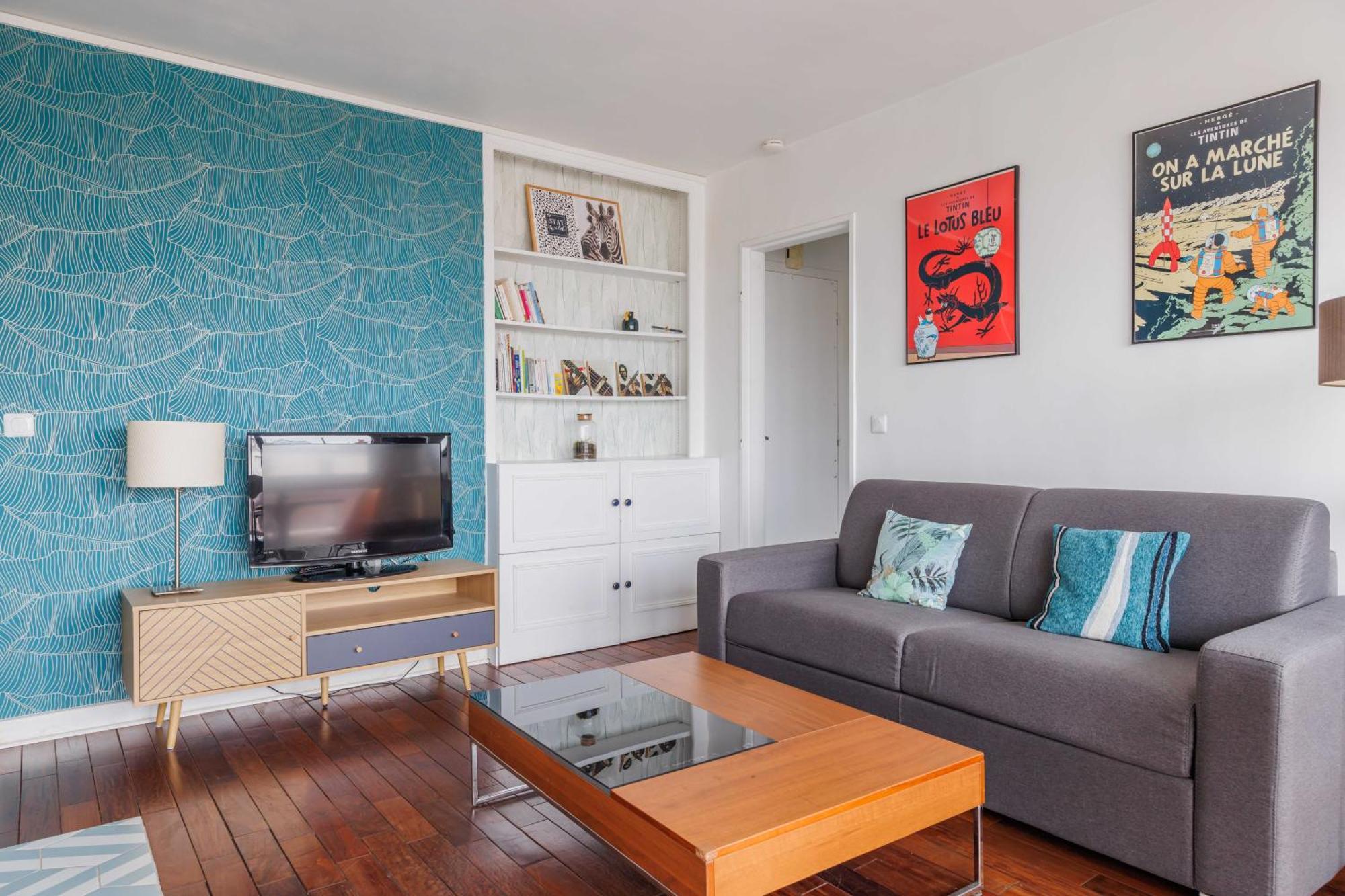 Apartment Charming With Balcony And View - 1bdr 2p - 19th Arr Paris